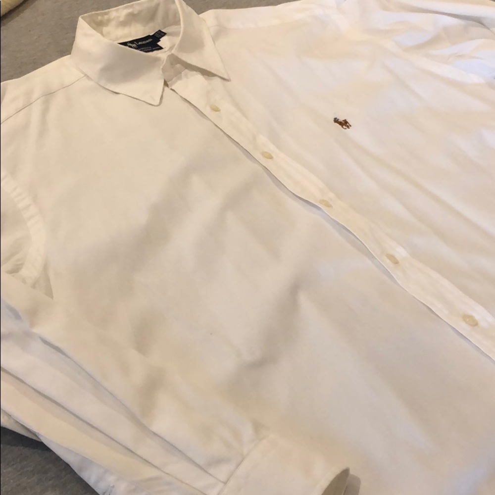 Ralph Lauren Men’s White Button Down